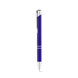 Penna a sfera in alluminio riciclato RE-BETA STR91777 - Blu reale