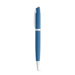 Set penna roller e penna a sfera con corpo in alluminio riciclato RE-LANDO-SET STR91778 - Blu