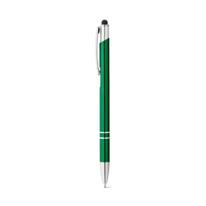 Penna a sfera in alluminio con punta touch GALBA STR91849 - Verde