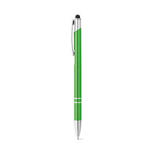Penna a sfera in alluminio con punta touch GALBA STR91849 - Verde chiaro
