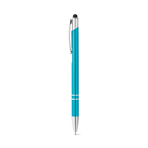 Penna a sfera in alluminio con punta touch GALBA STR91849 - Azzurro