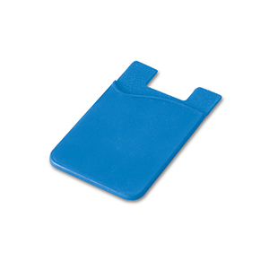 Porta carte adesivi per cellulare SHELLEY STR93320 - Azzurro