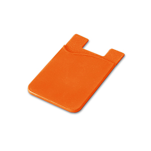 Porta carte adesivi per cellulare SHELLEY STR93320 - Arancione