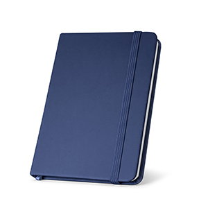 Quaderno con elastico A5 con pagine lisce HEMINGWAY STR93487 - Blu
