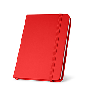 Quaderno con elastico A5 con pagine lisce HEMINGWAY STR93487 - Rosso