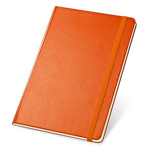 Block notes A5 con pagine a righe color avorio TWAIN STR93494 - Arancione