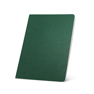 Block notes A5 con pagine a righe ECOWN STR93495 - Verde scuro