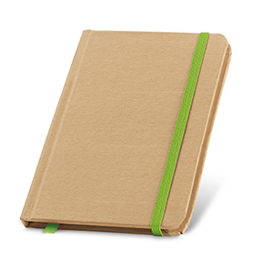 Block notes tascabile con pagine in carta semplice FLAUBERT STR93709 - Verde chiaro