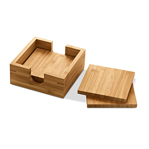 Sottobicchiere in bamboo GAUTHIER STR93967 - Naturale