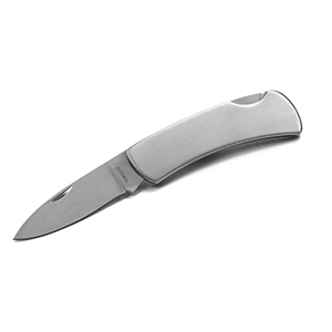 Coltello tascabile in acciaio inox GARMISCH STR94185 - Cromato satinato