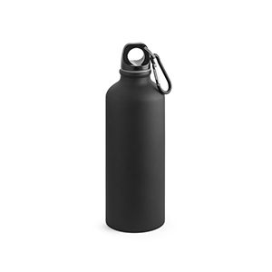 Bottiglia in alluminio con moschettone 550 ml COLLINA STR94246 - Nero