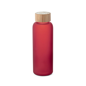 Borraccia in vetro borosilicato opaco 500 ml LILLARD STR94770 - Rosso