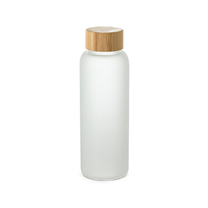 Borraccia in vetro borosilicato opaco 500 ml LILLARD STR94770 - Bianco