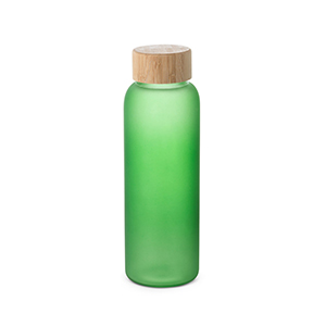 Borraccia in vetro borosilicato opaco 500 ml LILLARD STR94770 - Verde chiaro