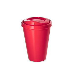 Bicchiere riutilizzabile da430 ml FRAPPE STR94784 - Rosso