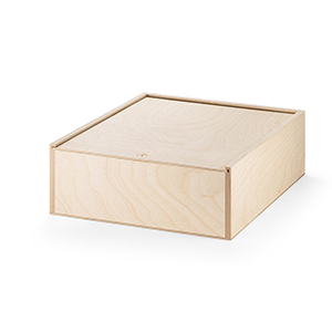 Scatola di legno misura L BOXIE WOOD L STR94942 - Naturale chiaro