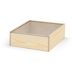 Scatola di legno misura L BOXIE CLEAR L STR94945 - Naturale scuro