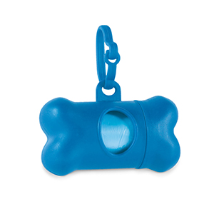 Dispenser porta sacchetti igienici per cani TROTTE STR95103 - Azzurro