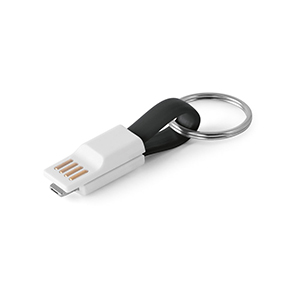 Cavetto USB con connettore 2 in 1 RIEMANN STR97152 - Nero