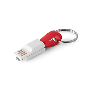 Cavetto USB con connettore 2 in 1 RIEMANN STR97152 - Rosso