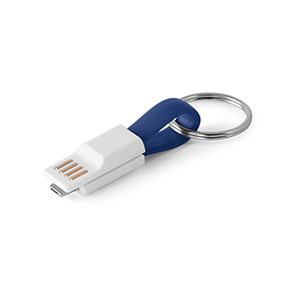 Cavetto USB con connettore 2 in 1 RIEMANN STR97152 - Blu reale
