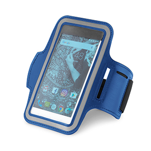 Fascia da braccio per smartphone da 6.5" CONFOR STR97207 - Blu reale