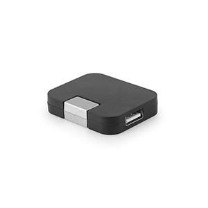 Hub USB 2.0 con 4 porte JANNES STR97318 - Nero