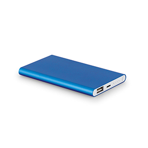 Batteria portatile in alluminio da 4.000 mah MARCET STR97344 - Azzurro