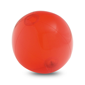 Pallone da spiaggia gonfiabile traslucido PECONIC STR98219 - Rosso