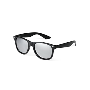 Occhiali da sole con lenti specchiate categoria 3 NIGER STR98317 - Nero