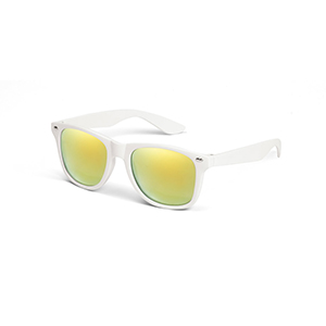 Occhiali da sole con lenti specchiate categoria 3 NIGER STR98317 - Bianco