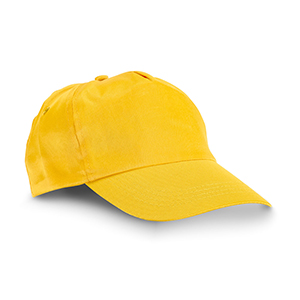 Cappellino baseball classico con 5 pannelli RUFAI STR99029 - Giallo