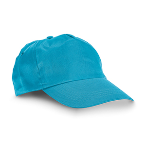 Cappellino baseball classico con 5 pannelli RUFAI STR99029 - Azzurro