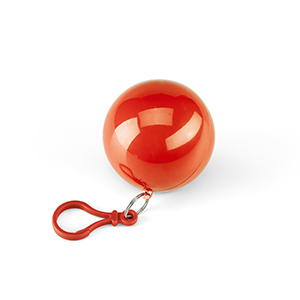 Poncho impermeabile in sfera portachiavi ISABEL STR99214 - Rosso