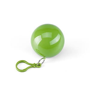 Poncho impermeabile in sfera portachiavi ISABEL STR99214 - Verde chiaro