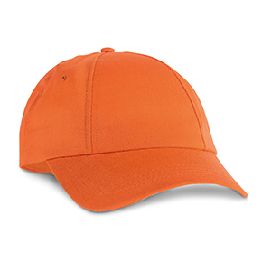 Cappellino baseball 6 pannelli MIUCCIA STR99415 - Arancione