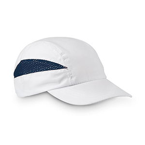 Cappellino sport con parti in rete BROWNE STR99425 - Blu scuro