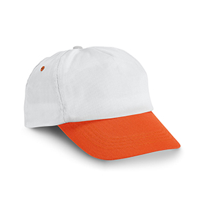 Cappellino in poliestere con visiera STEFANO STR99537 - Arancione