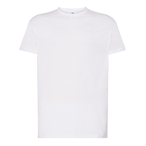 T-shirt promozionale uomo in cotone 160 gr JHK REGULAR DIGITAL PRINT TSR160DGP - Bianco