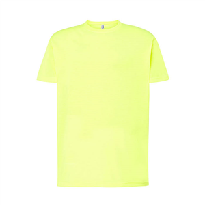 Maglietta personalizzabile uomo colori fluo in poliestere 150gr JHK REGULAR SPECIAL TSRA150S-F - Giallo Oro Fluo