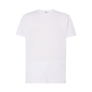 Maglia promozionale uomo bianca in cotone 160gr JHK URBAN TSUA150-B - Bianco