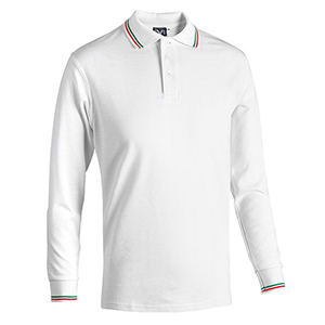 Polo maniche lunghe sportiva in cotone 210gr Myday BECKER SPORT E0414