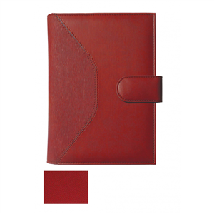 Agenda personalizzata giornaliera a portafoglio interno mobile, copertina in similpelle cm 15x21 S/D separati ALCAMO H15200
