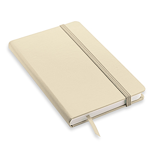 Quaderno promozionale con elastico e copertina rigida in formato A5 NOTY-M L13023