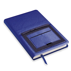 Quaderno personalizzato con copertina in similpalle con tasche in formato A5 DANTE L19035