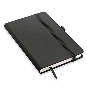 Quaderno personalizzato con copertina soft con elastico e portapenna in formato A5 NOTYPEN-M L19036