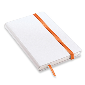 Quaderno personalizzato con copertina soft touch con elastico in formato A6 NOTYSOFT-SB L20041