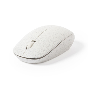 Mouse wireless personalizzato in fibra di grano e ABS ESTIKY MKT1198