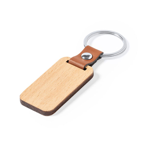 Portachiavi personalizzabile in legno MAPPETS MKT1411