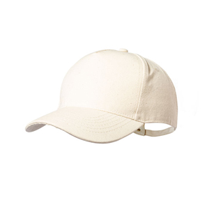 Cappellino baseball personalizzato con fibbia in tela 5 pannelli TRYSTAN MKT1538